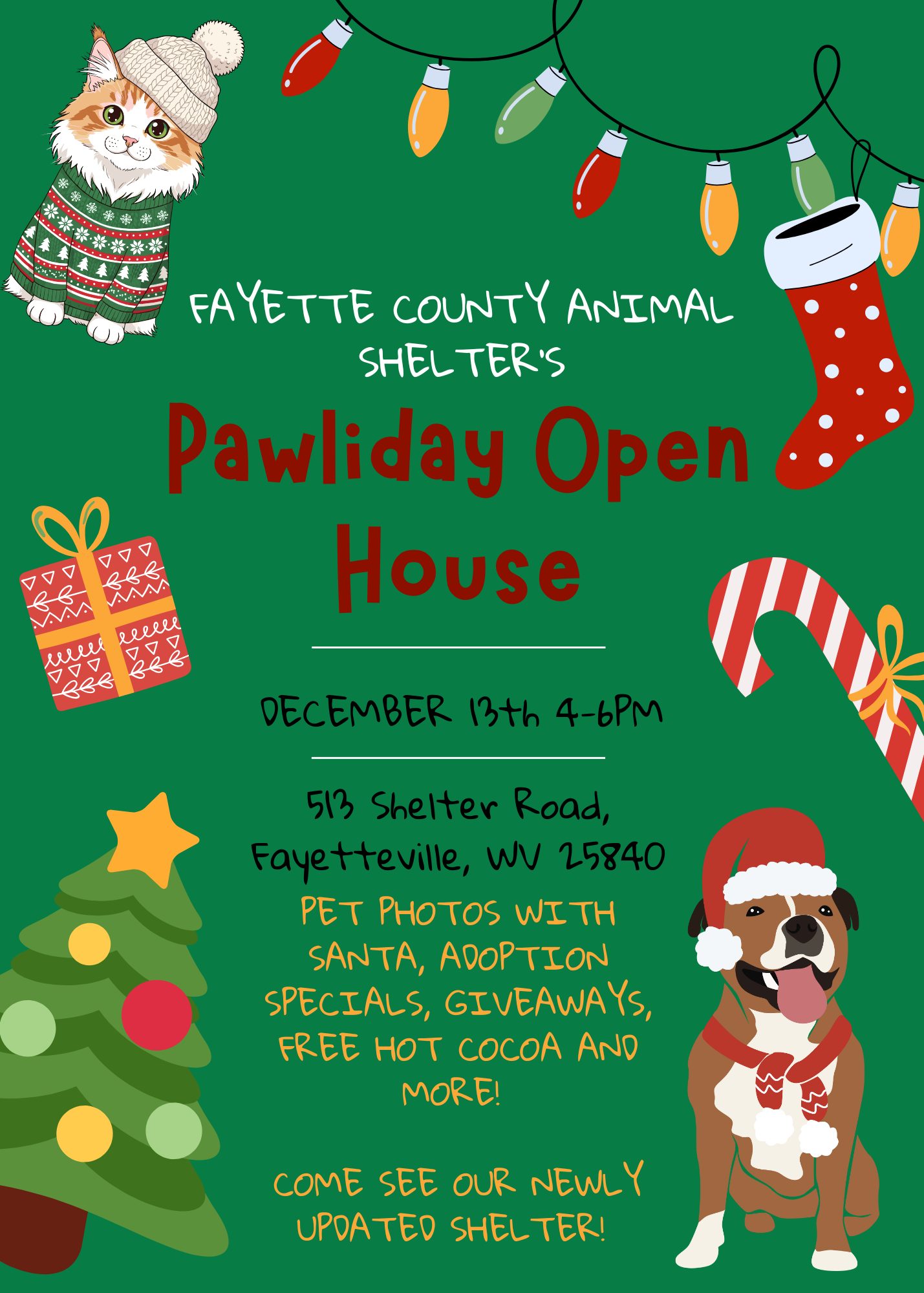 Pawliday open house